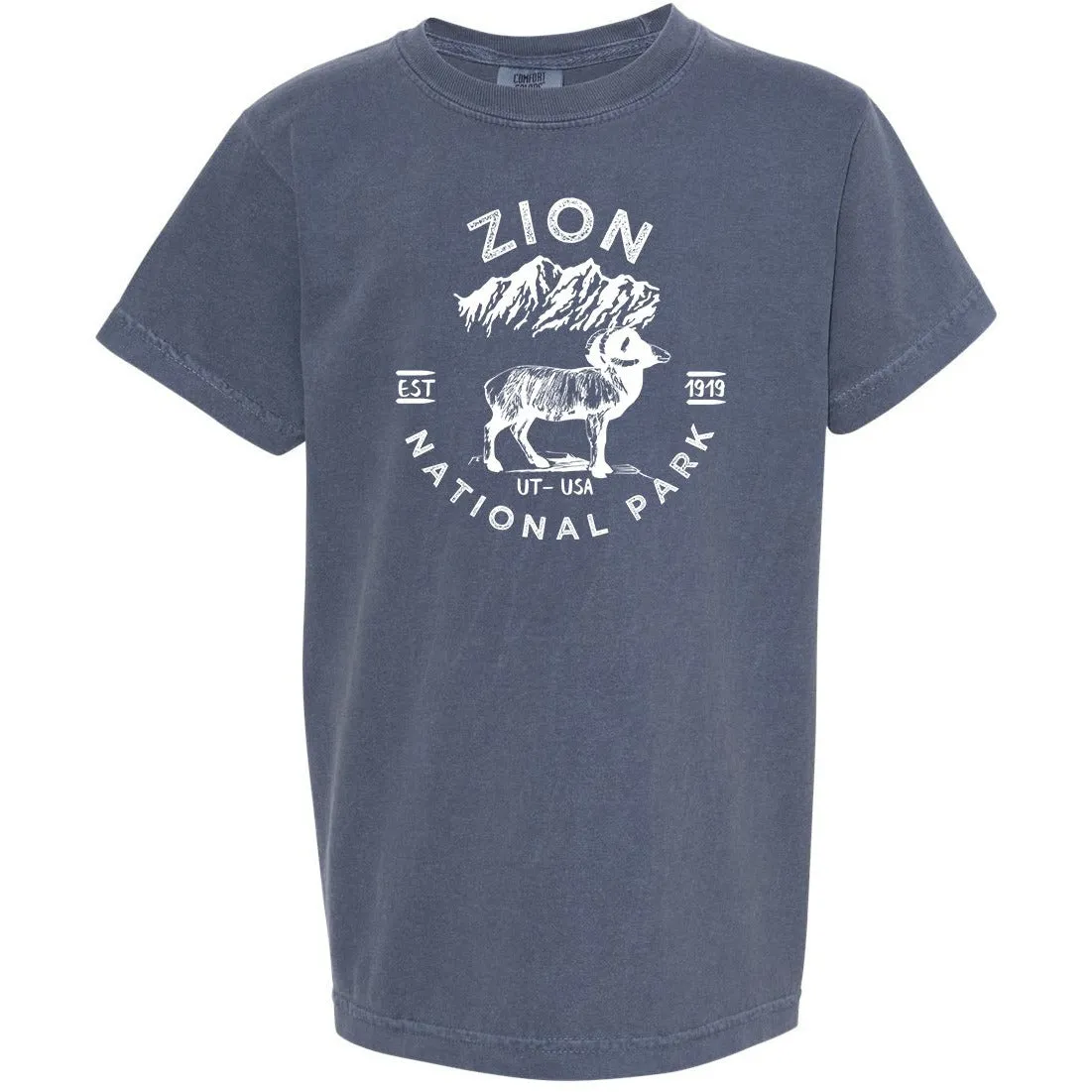 Zion National Park Youth Comfort Colors T shirt